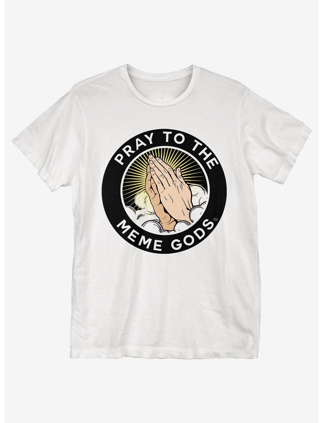 Meme Gods T-Shirt, WHITE, hi-res