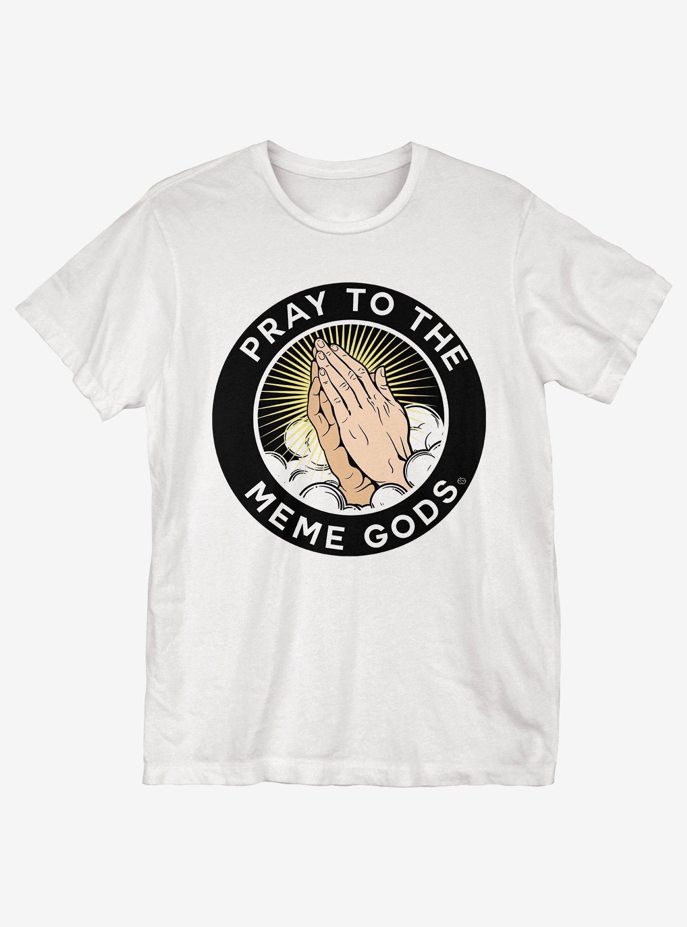 Meme Gods T-Shirt, WHITE, hi-res