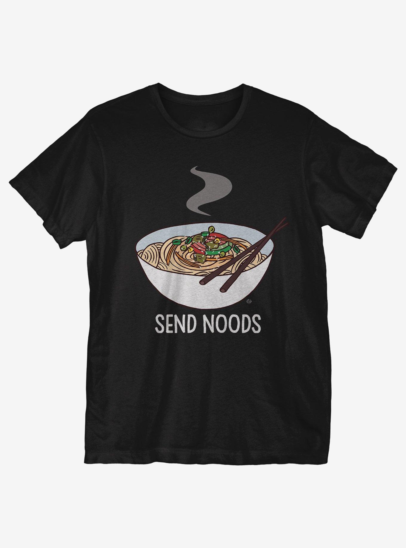 Send Noods T-Shirt, BLACK, hi-res