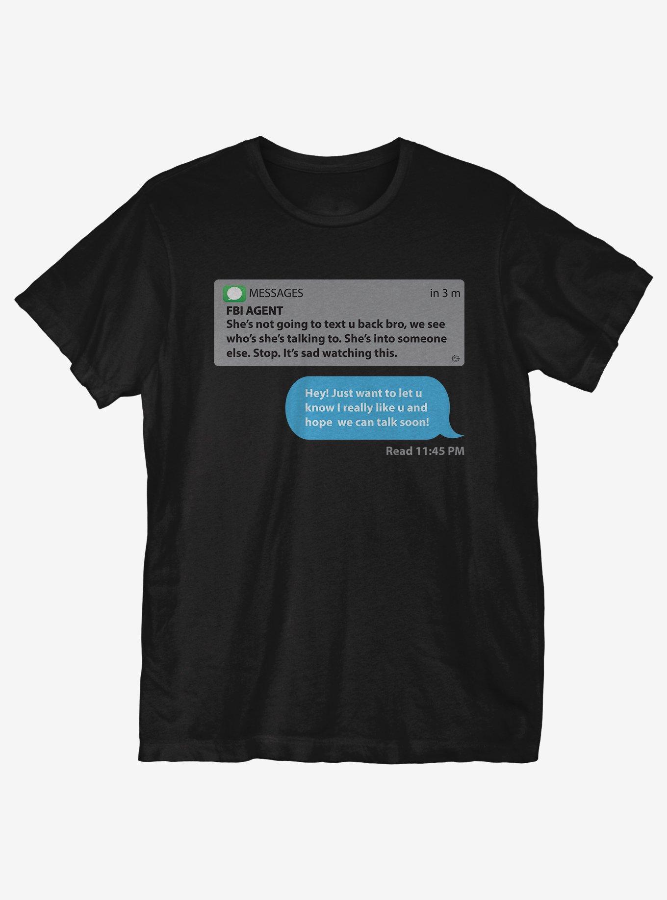 TEXT T-SHIRT - Black