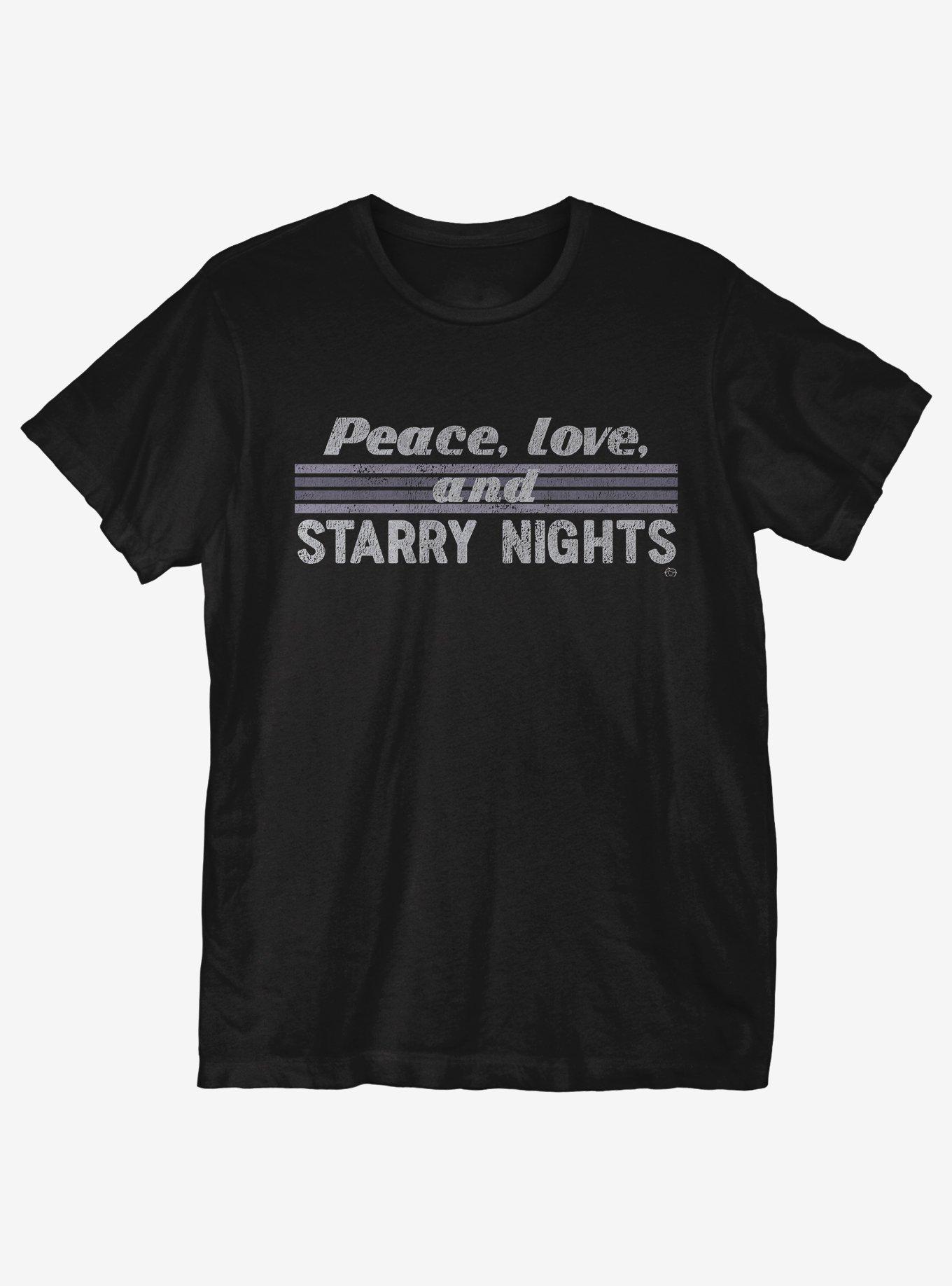Starry Nights T-Shirt, BLACK, hi-res