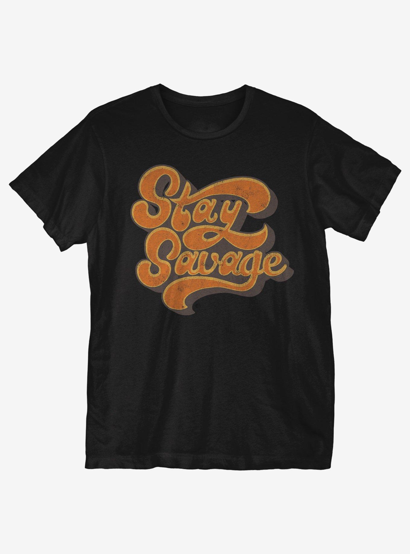 Stay Savage T-Shirt, BLACK, hi-res