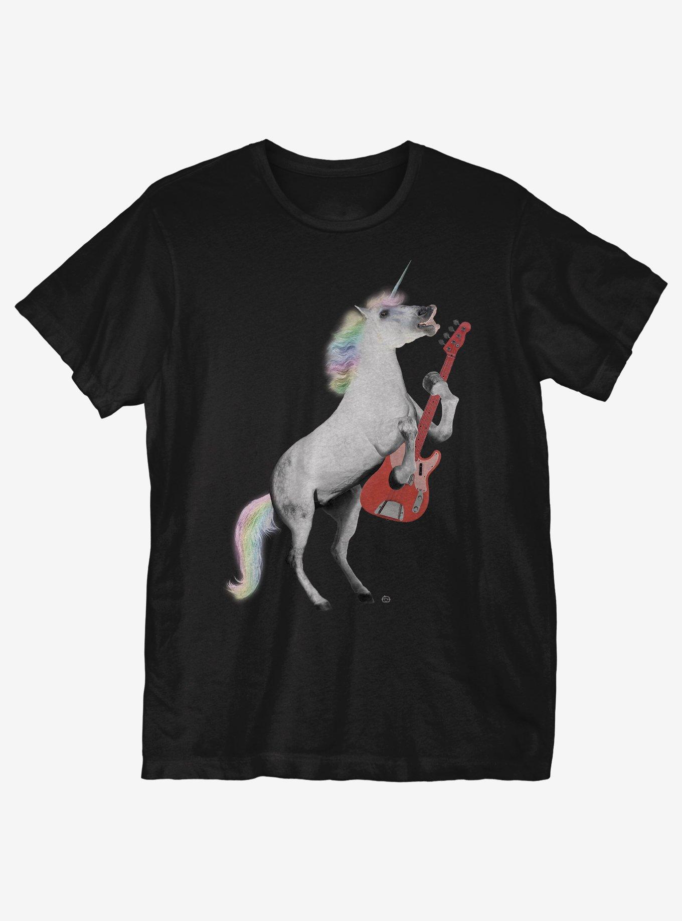 Unicorn Rock T-Shirt, BLACK, hi-res