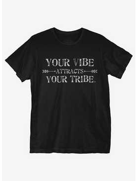 Vibe Attracts Tribe Pyramid T-Shirt, , hi-res