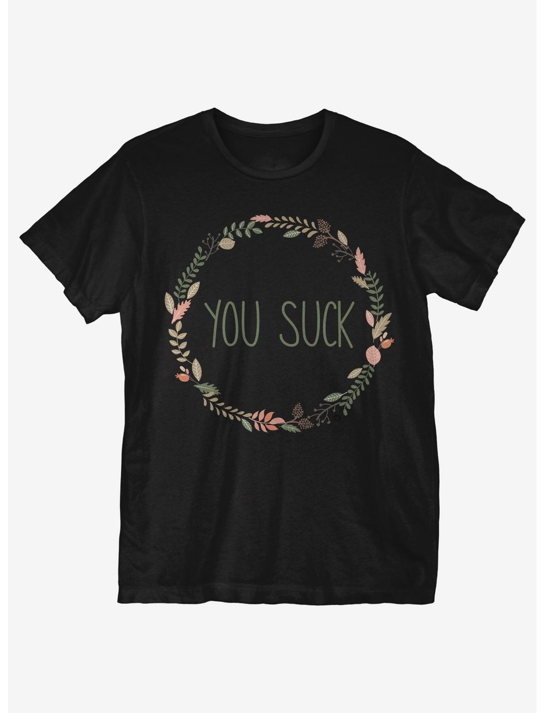 You Suck T-Shirt, BLACK, hi-res