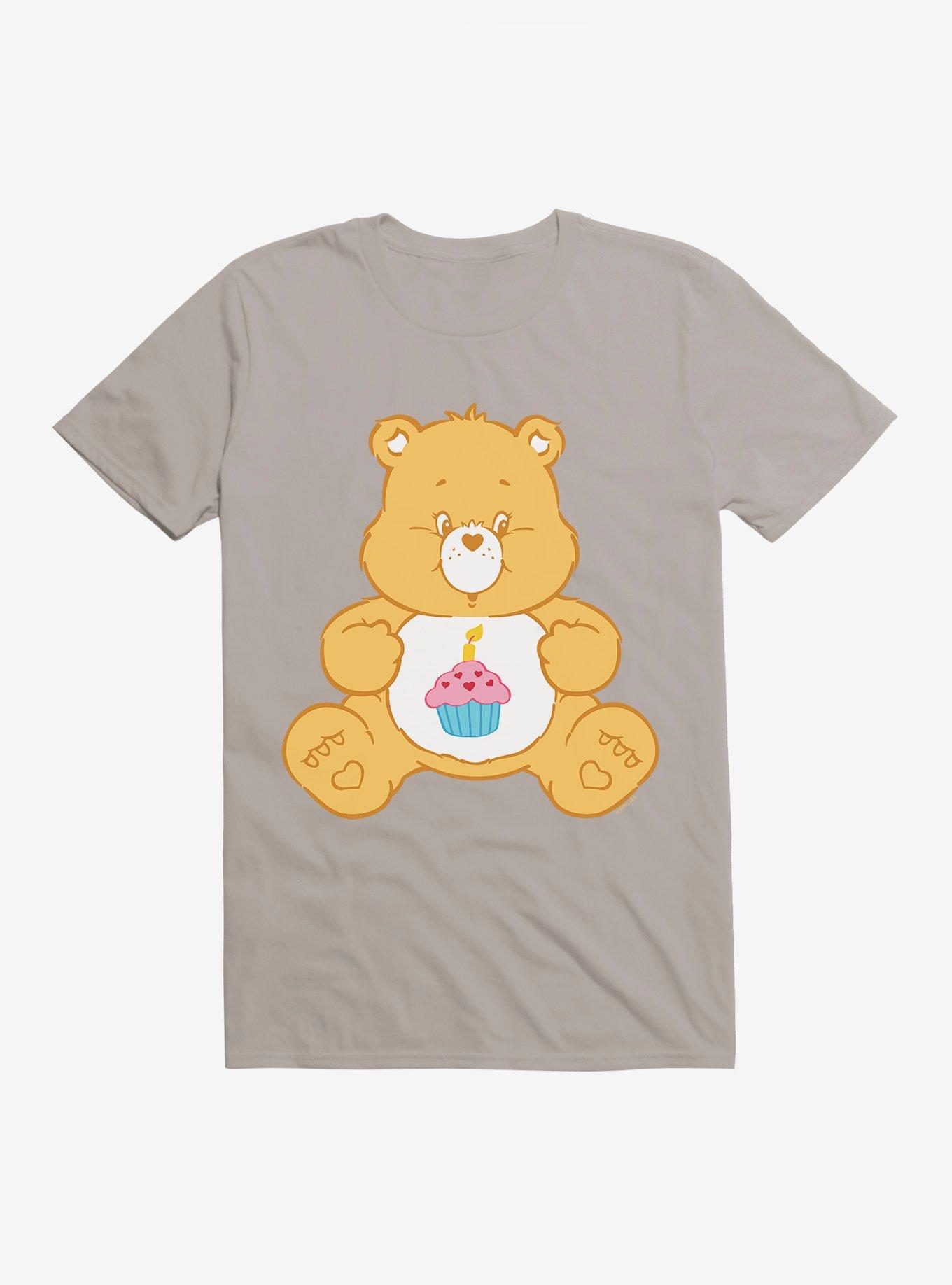 Care Bears Birthday Bear T-Shirt, LIGHT GREY, hi-res