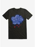 Care Bears Grumpy Cloud Icon T-Shirt, BLACK, hi-res