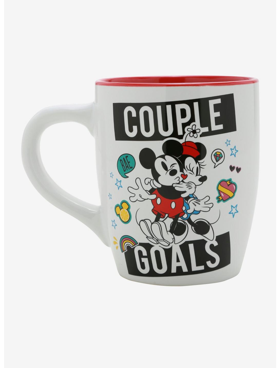 Disney Mickey Mouse Minnie Mouse Couple Goals Mug, , hi-res