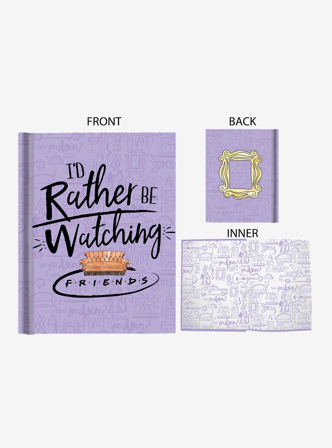Friends Rather Be Watching Hardcover Journal, , hi-res