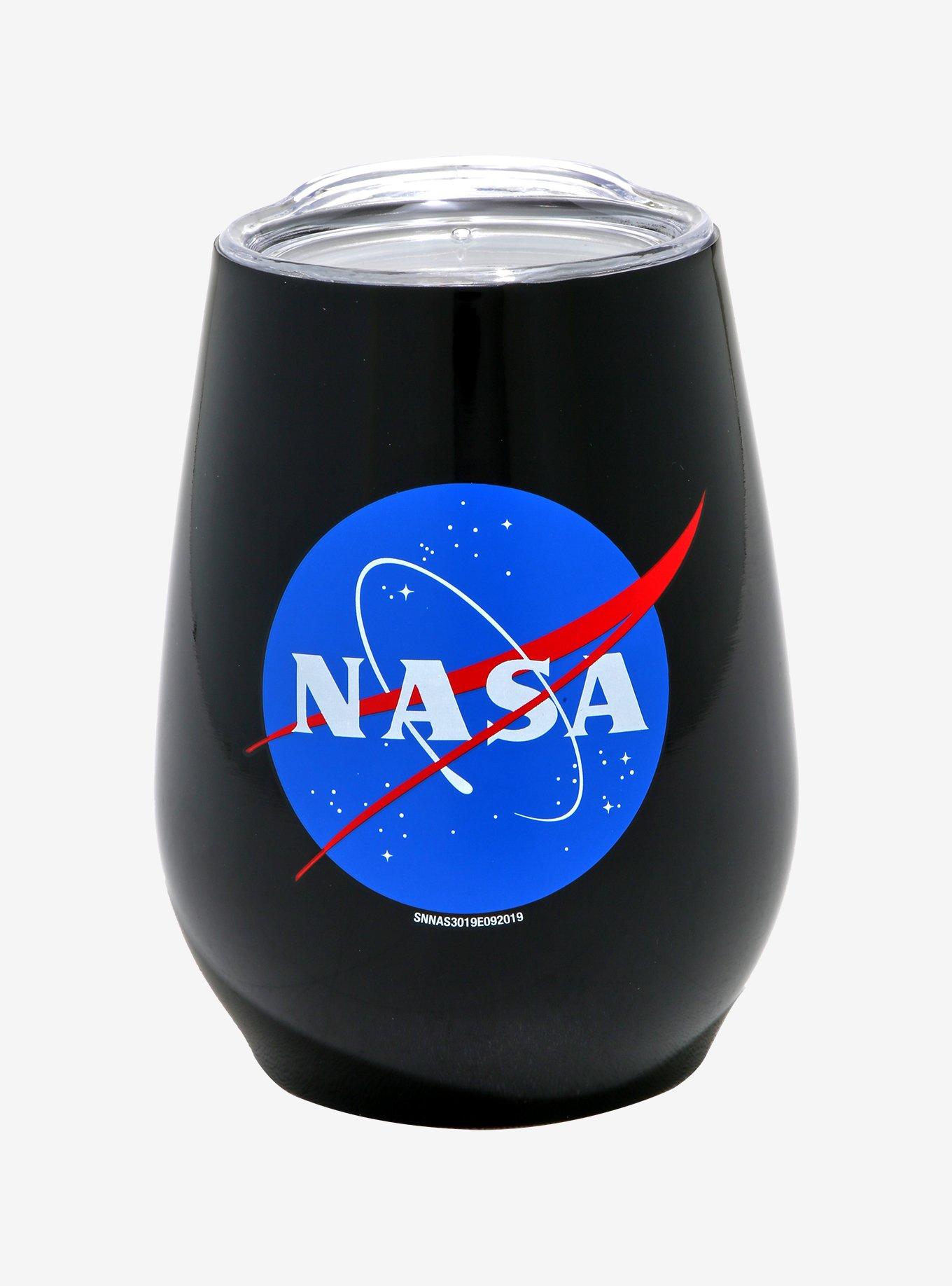 NASA Logo Stainless Steel Wine Tumbler With Lid, , hi-res