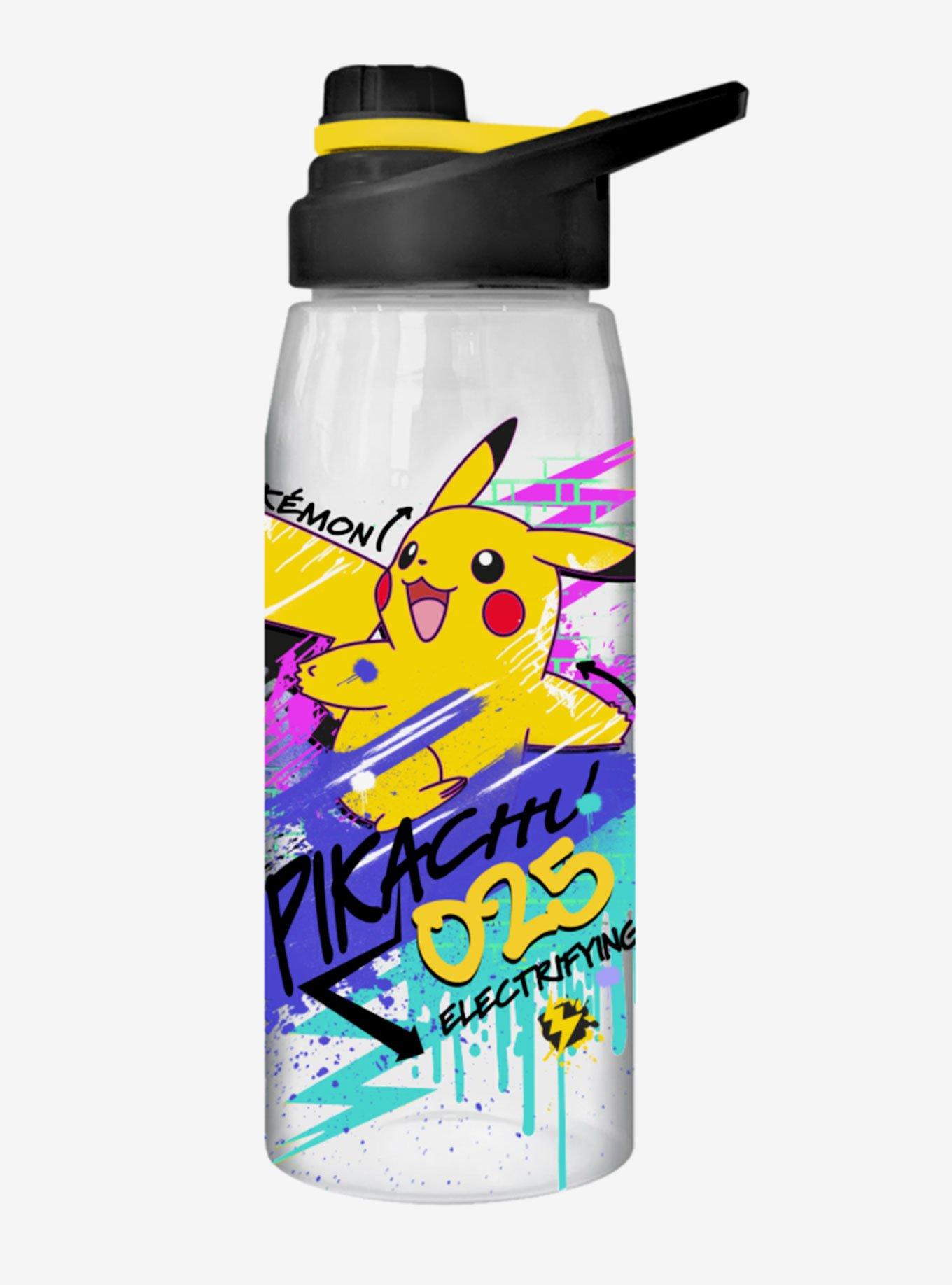 Pokemon Pikachu Paint Splatter Water Bottle, , hi-res