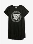Supernatural Winchester Bros. T-Shirt Dress Plus Size, BLACK, hi-res