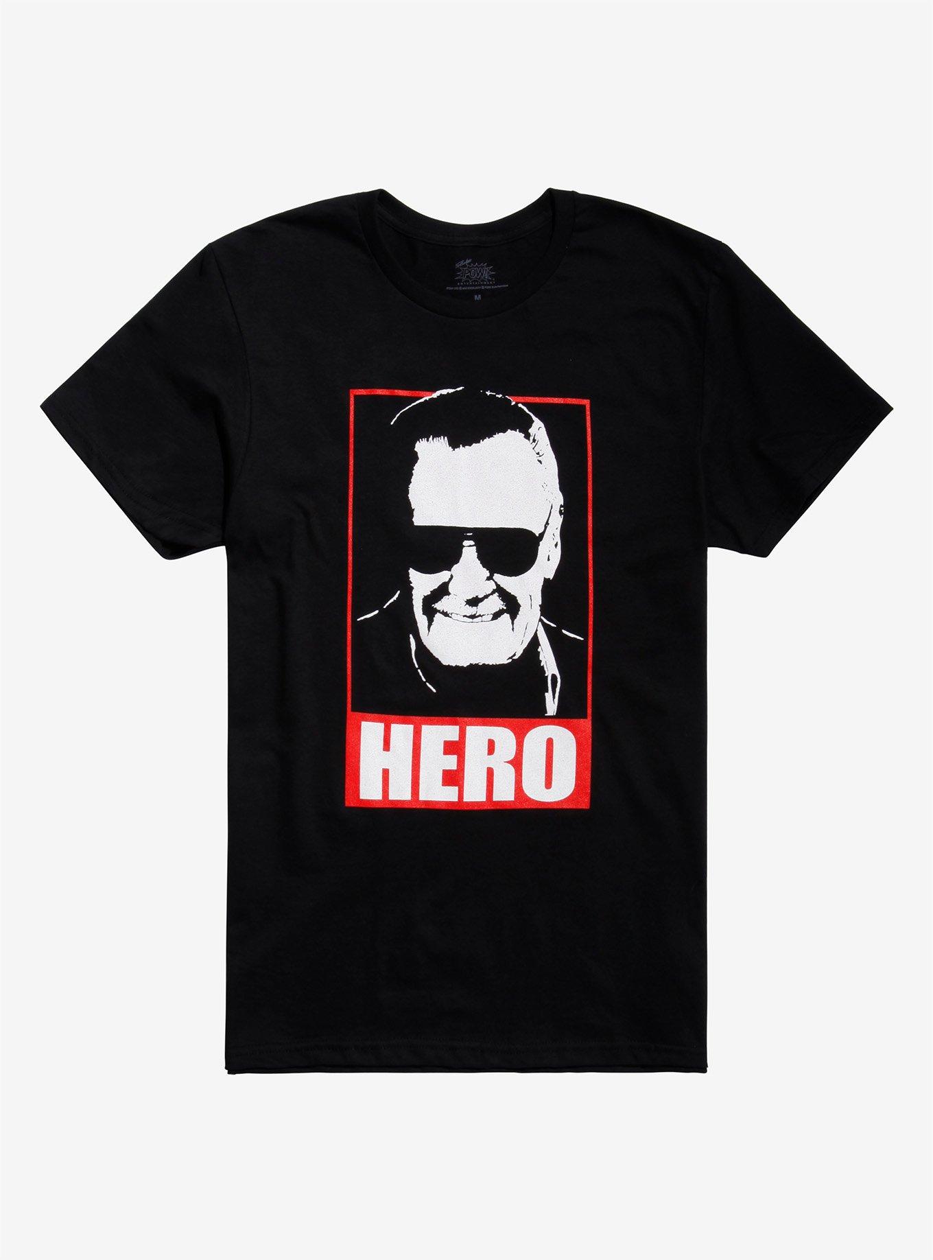 Stan Lee Hero T-Shirt, BLACK, hi-res