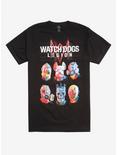 Watch Dogs: Legion Characters T-Shirt, BLACK, hi-res