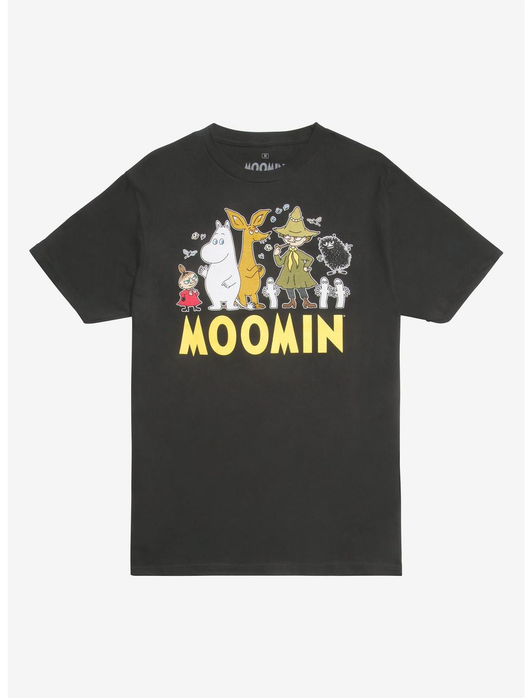 Moomin Group T-Shirt, BLACK, hi-res