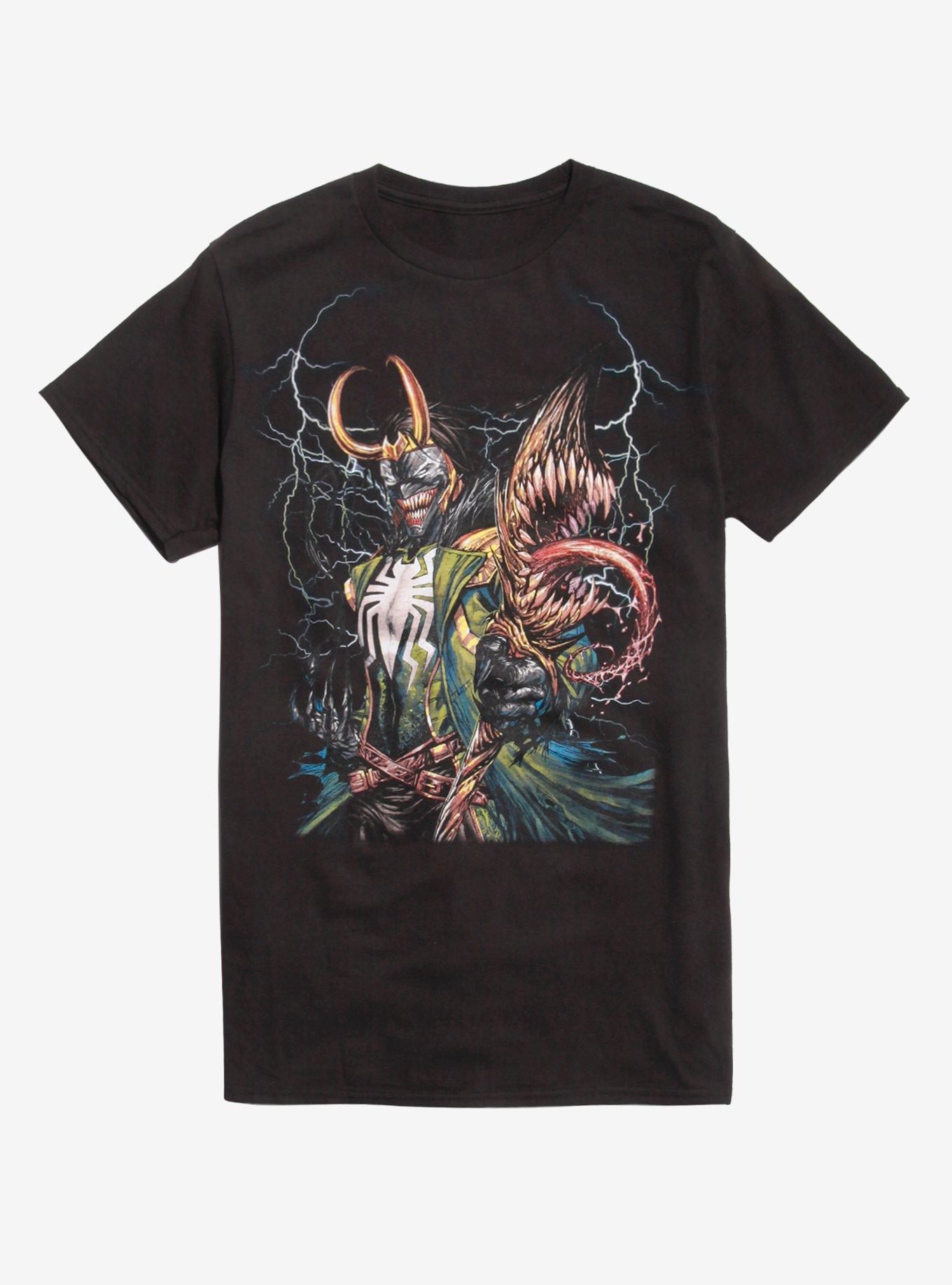 Marvel Maximum Venom Venomized Loki T-Shirt, BLACK, hi-res