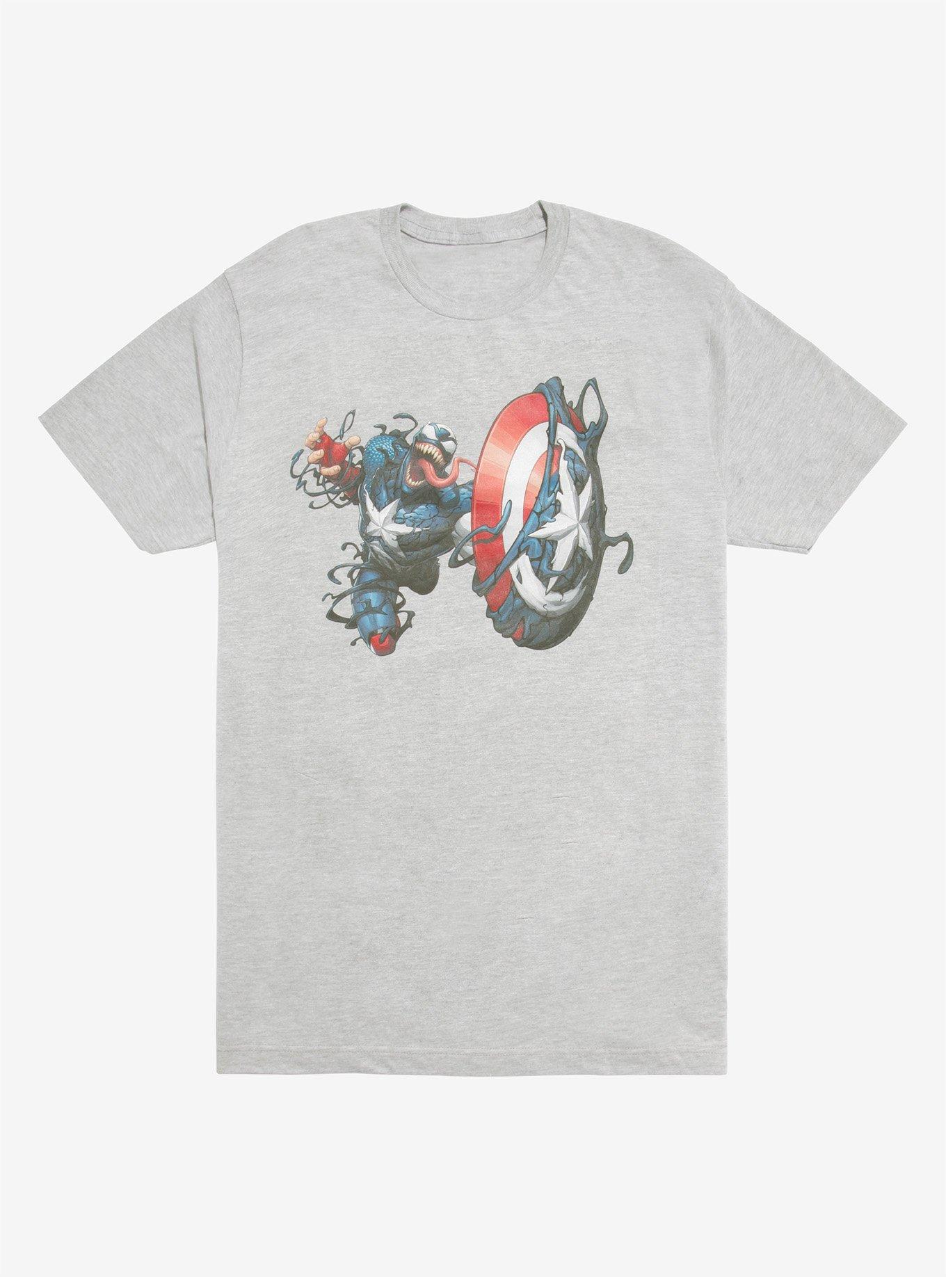 Marvel Venom Captain America T-Shirt, , hi-res