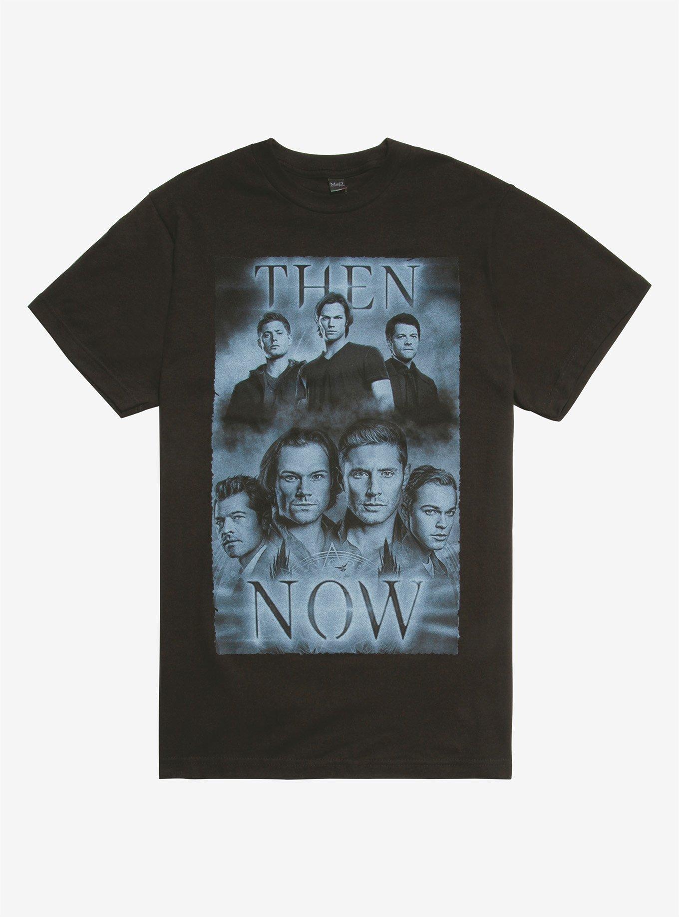 Supernatural Then & Now T-Shirt, BLACK, hi-res