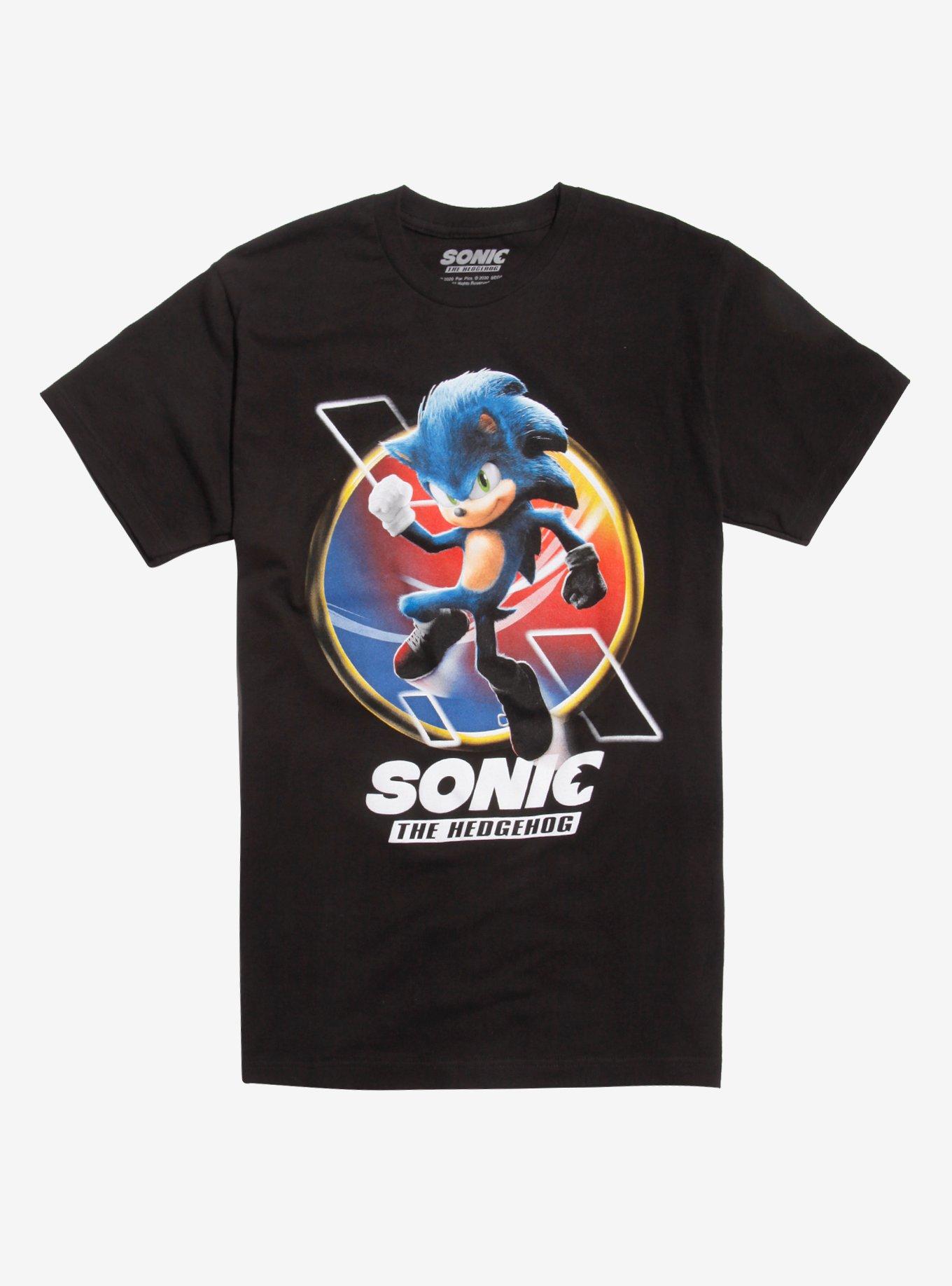 Sonic The Hedgehog Poster T-Shirt | Hot Topic