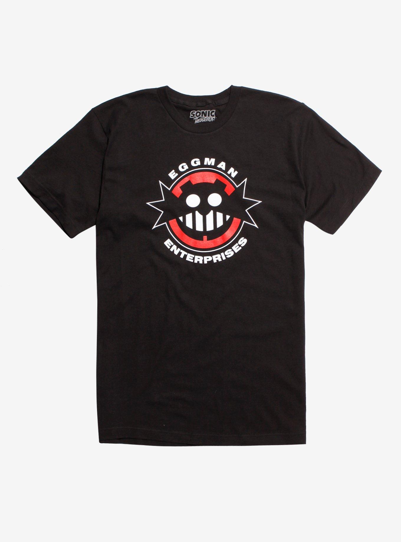 Sonic The Hedgehog Eggman Enterprises T-Shirt, BLACK, hi-res