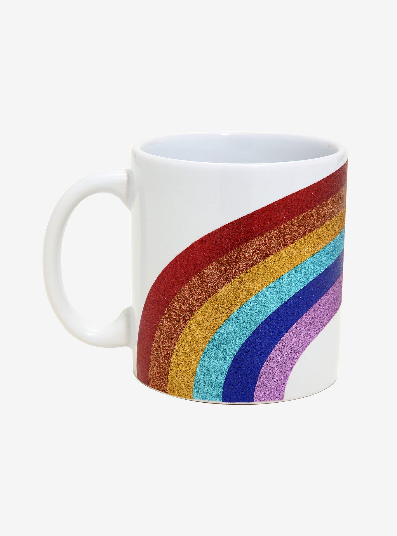 Glitter Rainbow Mug, , hi-res