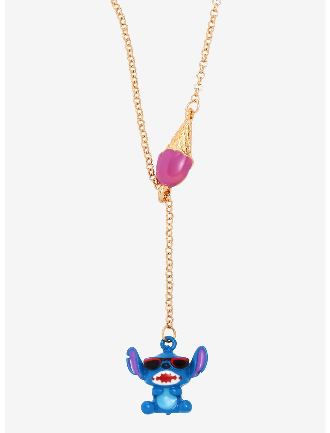 Disney Lilo & Stitch Ice Cream Lariat Necklace - BoxLunch Exclusive, , hi-res
