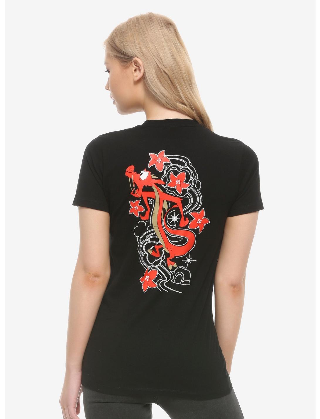 Disney Mulan Mushu & Flowers Girls T-Shirt, MULTI, hi-res
