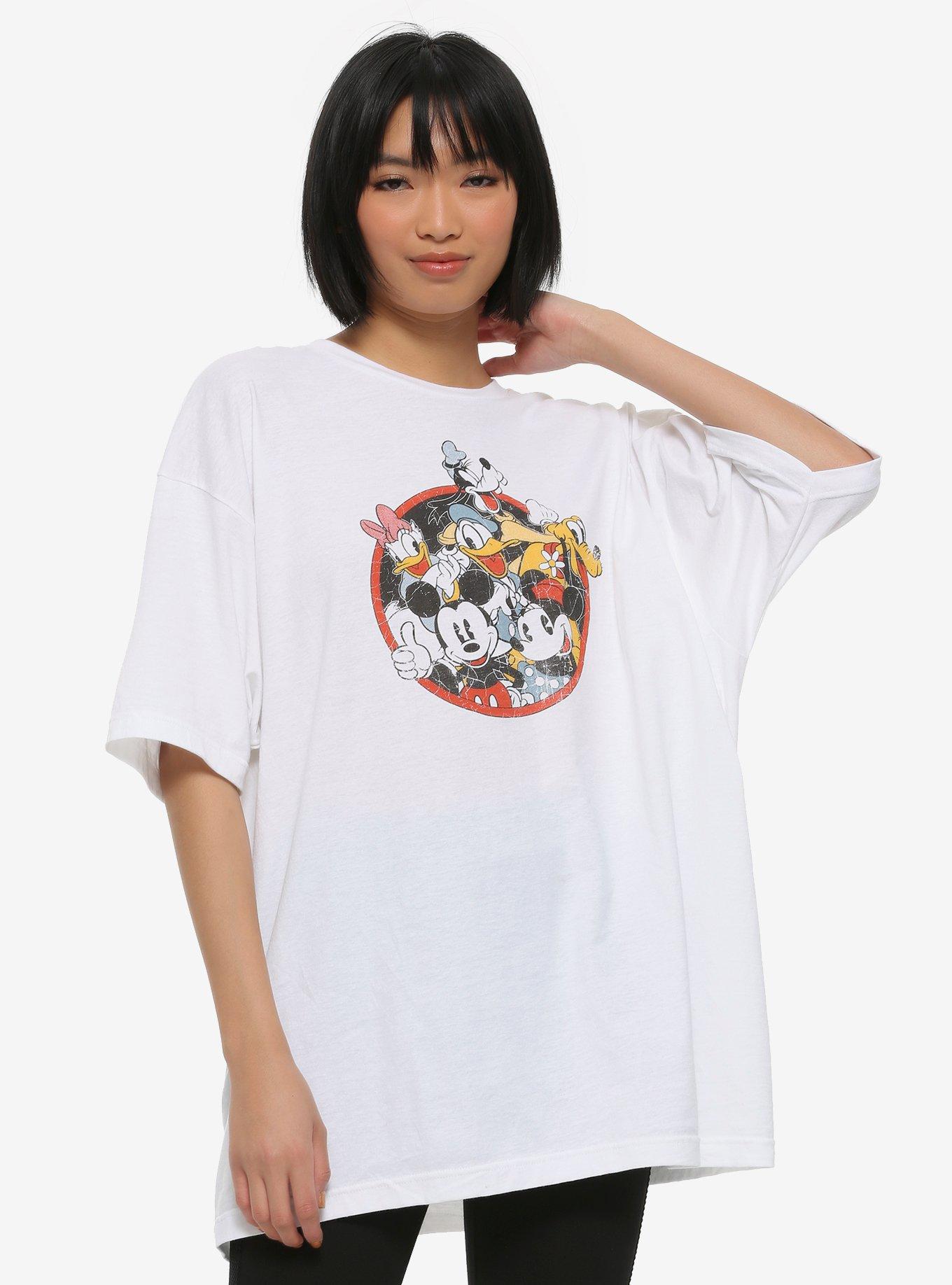 Disney Mickey Mouse & Friends Oversized Girls T-Shirt, MULTI, hi-res