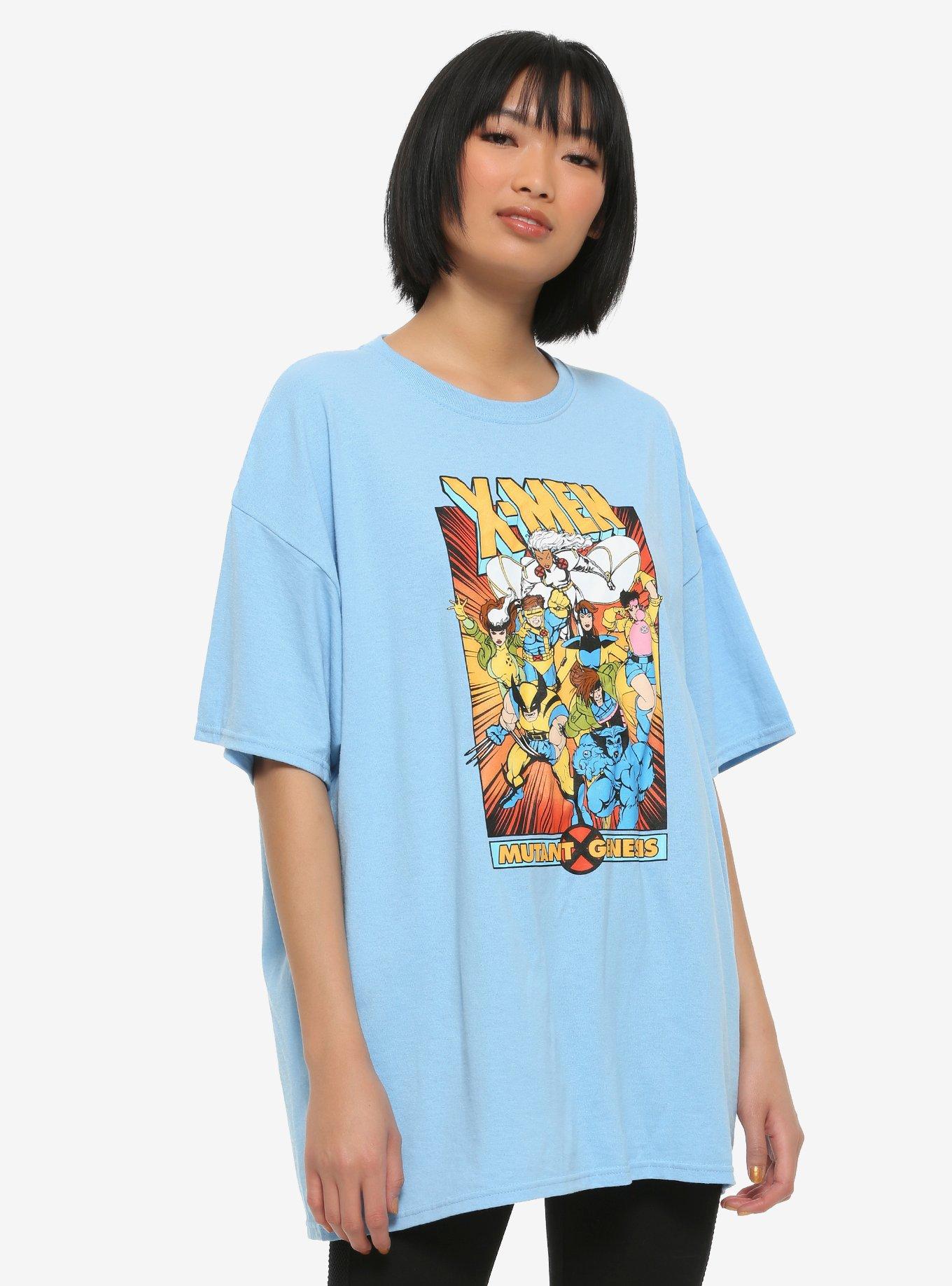 Marvel X-Men Cartoon Girls Oversized T-Shirt, MULTI, hi-res