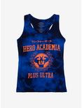 My Hero Academia All Might Tie-Dye Girls Tank Top, BLUE, hi-res