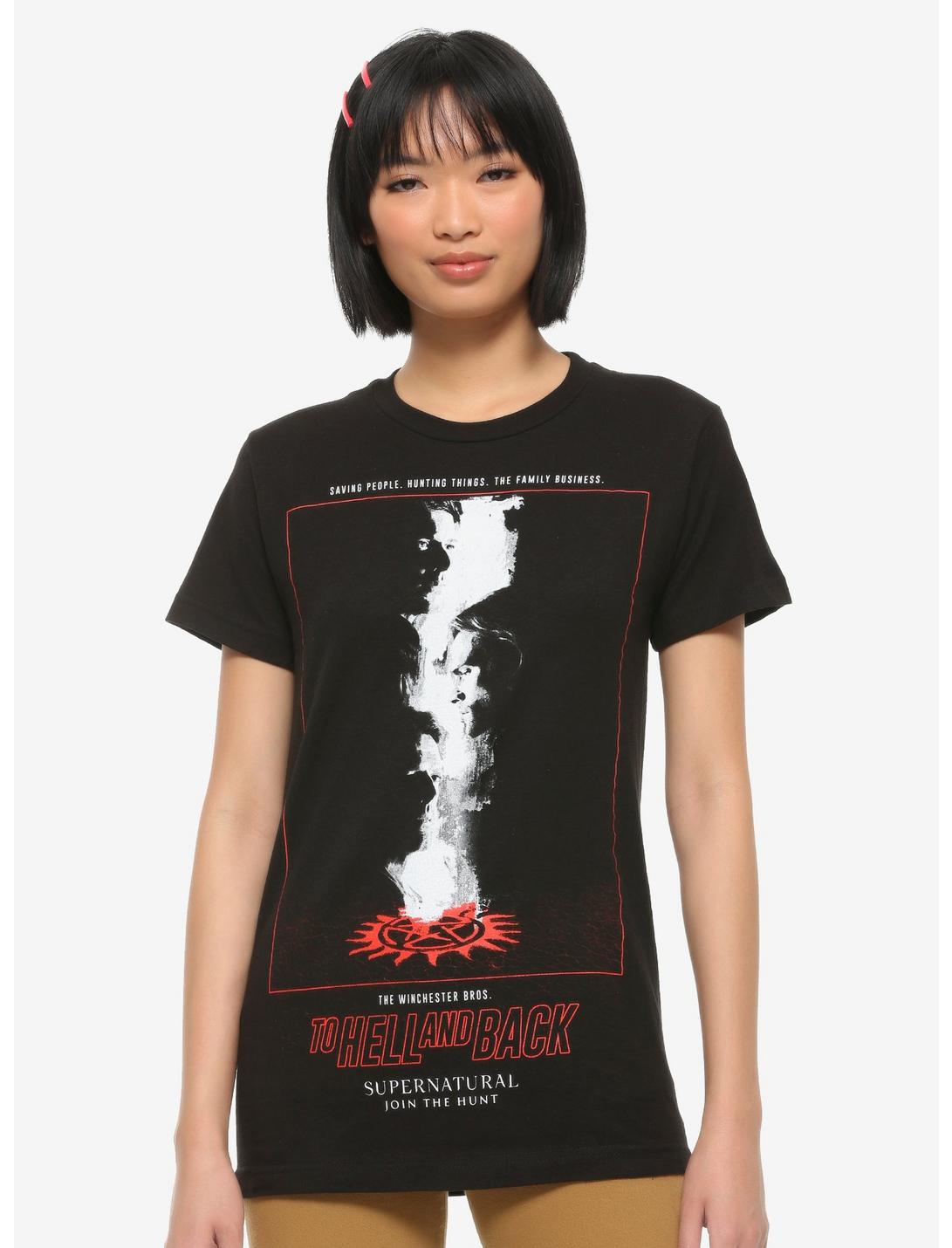 Supernatural To Hell And Back Girls T-Shirt, MULTI, hi-res