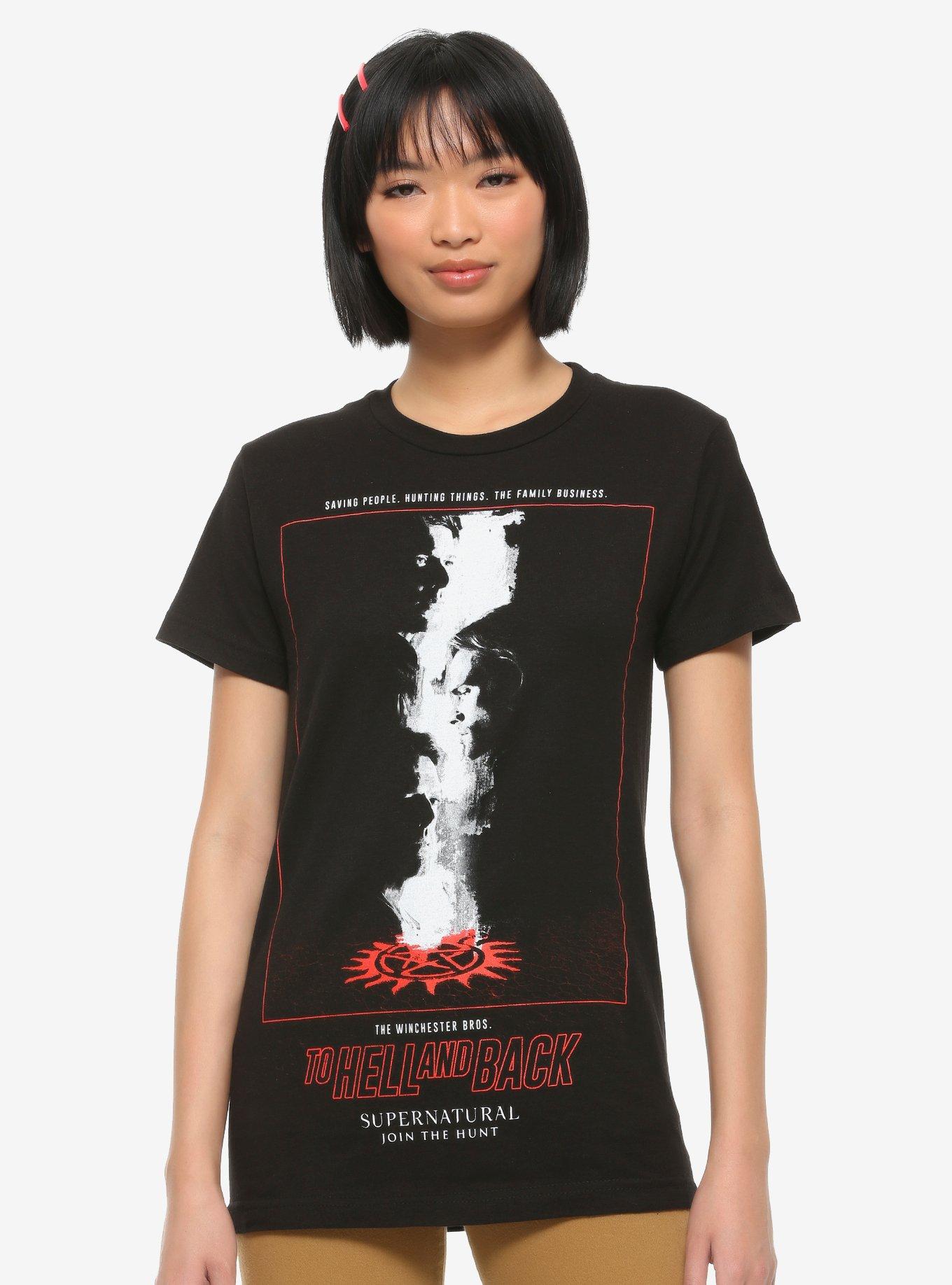 Supernatural To Hell And Back Girls T-Shirt, MULTI, hi-res