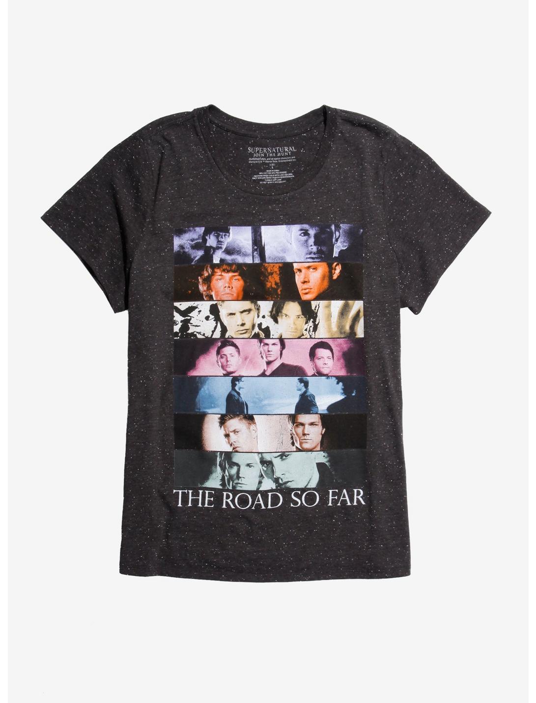 Supernatural Road So Far Speckled Girls T-Shirt Plus Size, MULTI, hi-res