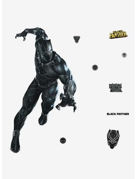 Plus Size Marvel Black Panther Peel And Stick Giant Wall Decals, , hi-res