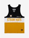 One Piece Straw Hats Crew Panel Tank Top - BoxLunch Exclusive, YELLOW, hi-res