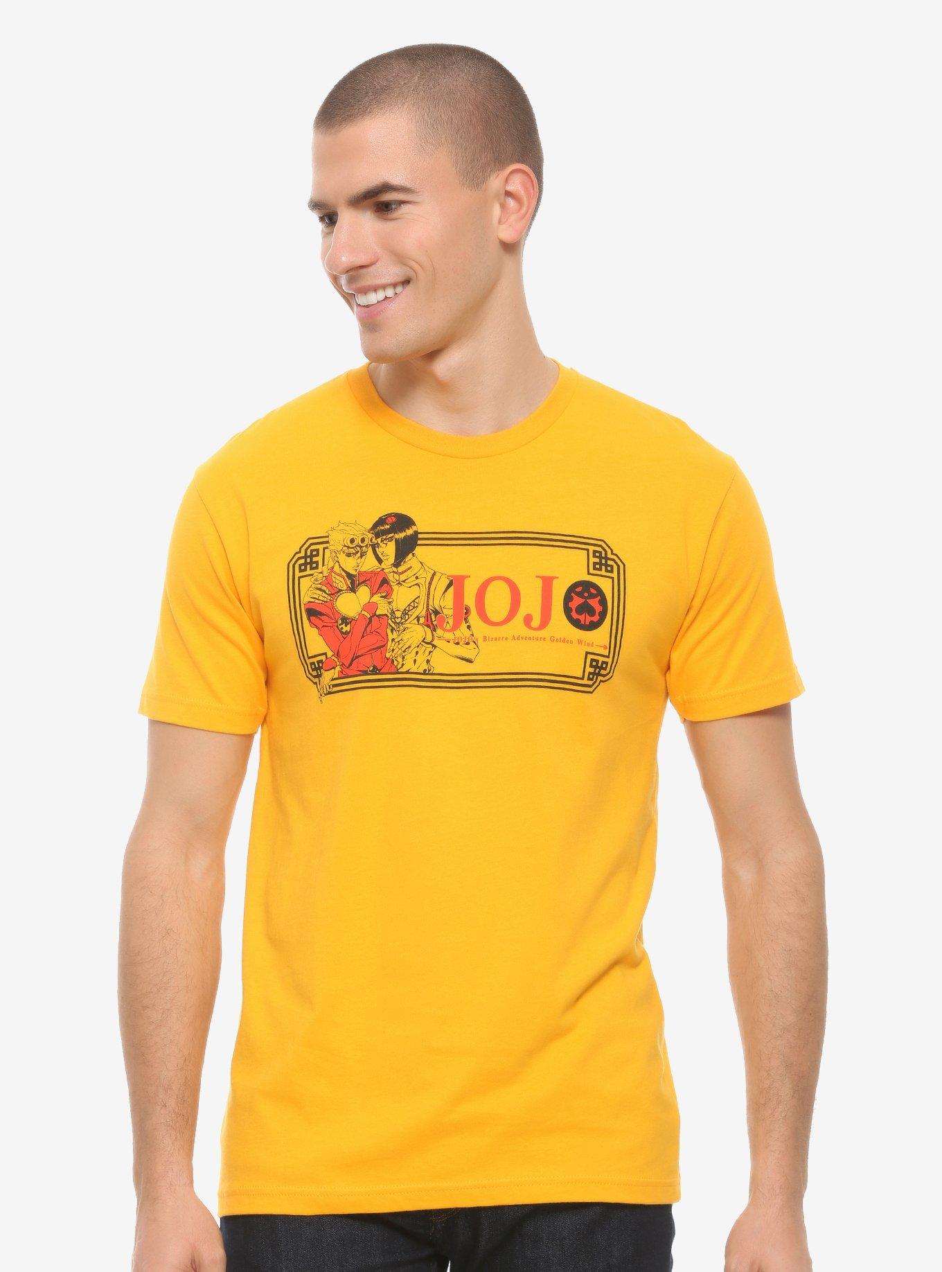 JoJo's Bizarre Adventure: Golden Wind Logo T-Shirt - BoxLunch Exclusive, BLACK, hi-res