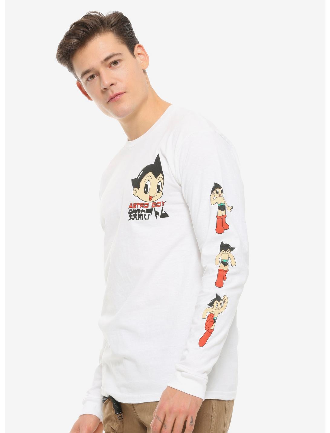 Astro Boy Poses Long Sleeve T-Shirt - BoxLunch Exclusive, BLACK, hi-res