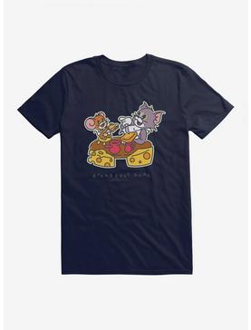 Tom and Jerry Breakfast Buds T-Shirt, NAVY, hi-res