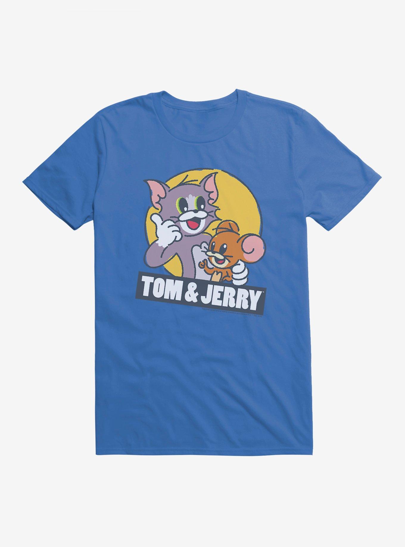 Tom and Jerry Duo Photo T-Shirt, ROYAL BLUE, hi-res