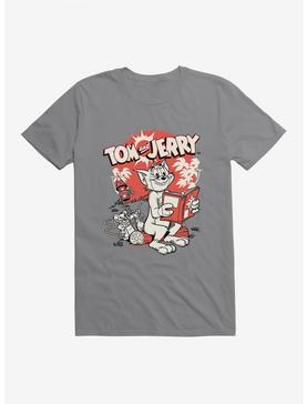 Tom and Jerry Firecracker Prank T-Shirt, STORM GREY, hi-res