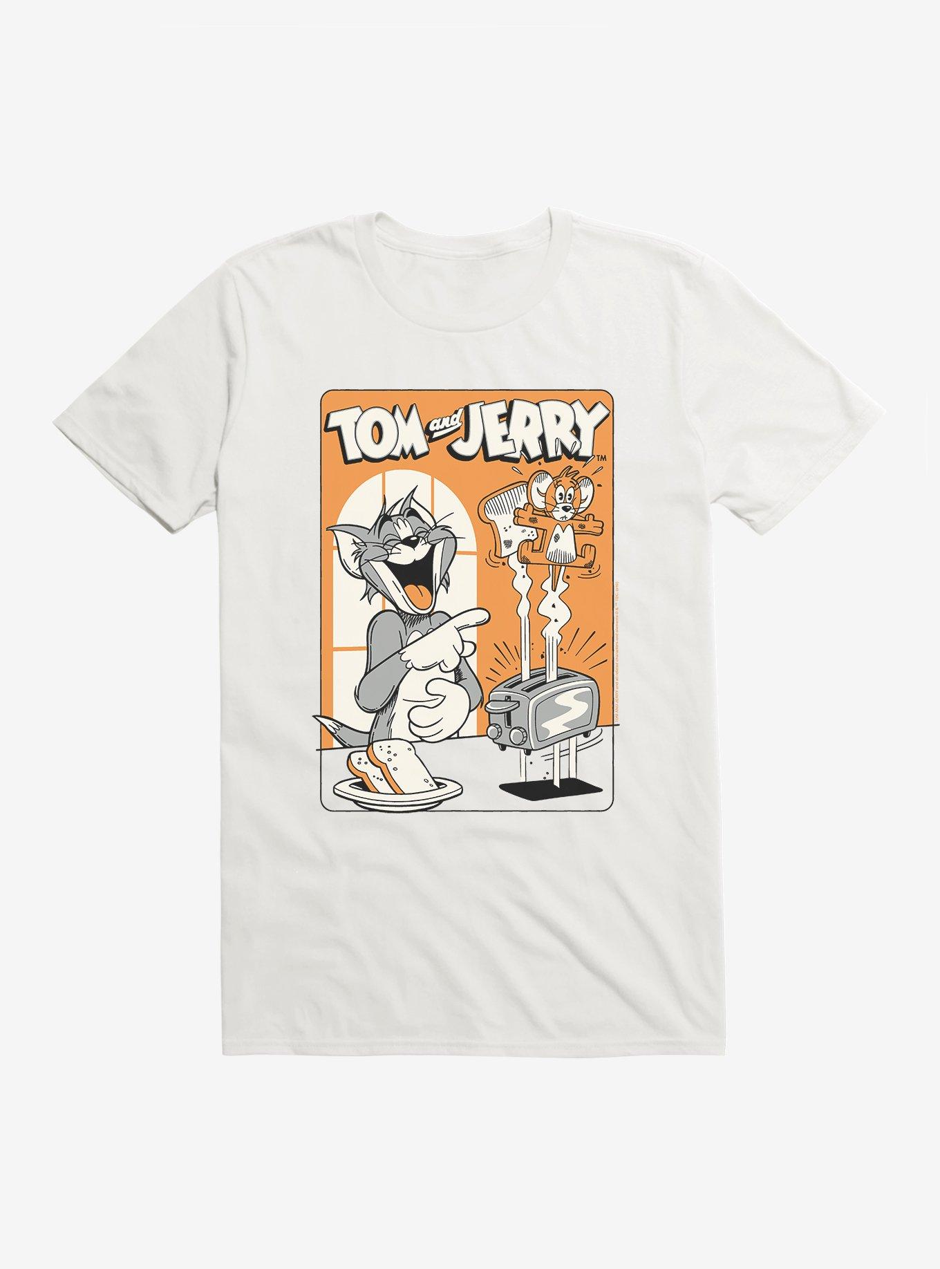 TOM & JERRY NO WORRIES TEE - GOLD