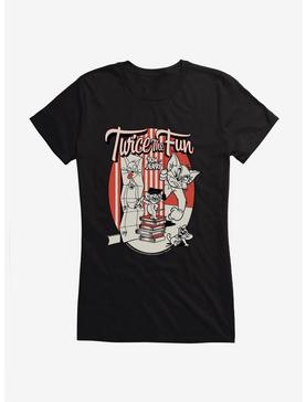 Tom and Jerry Twice The Fun Girls T-Shirt, , hi-res