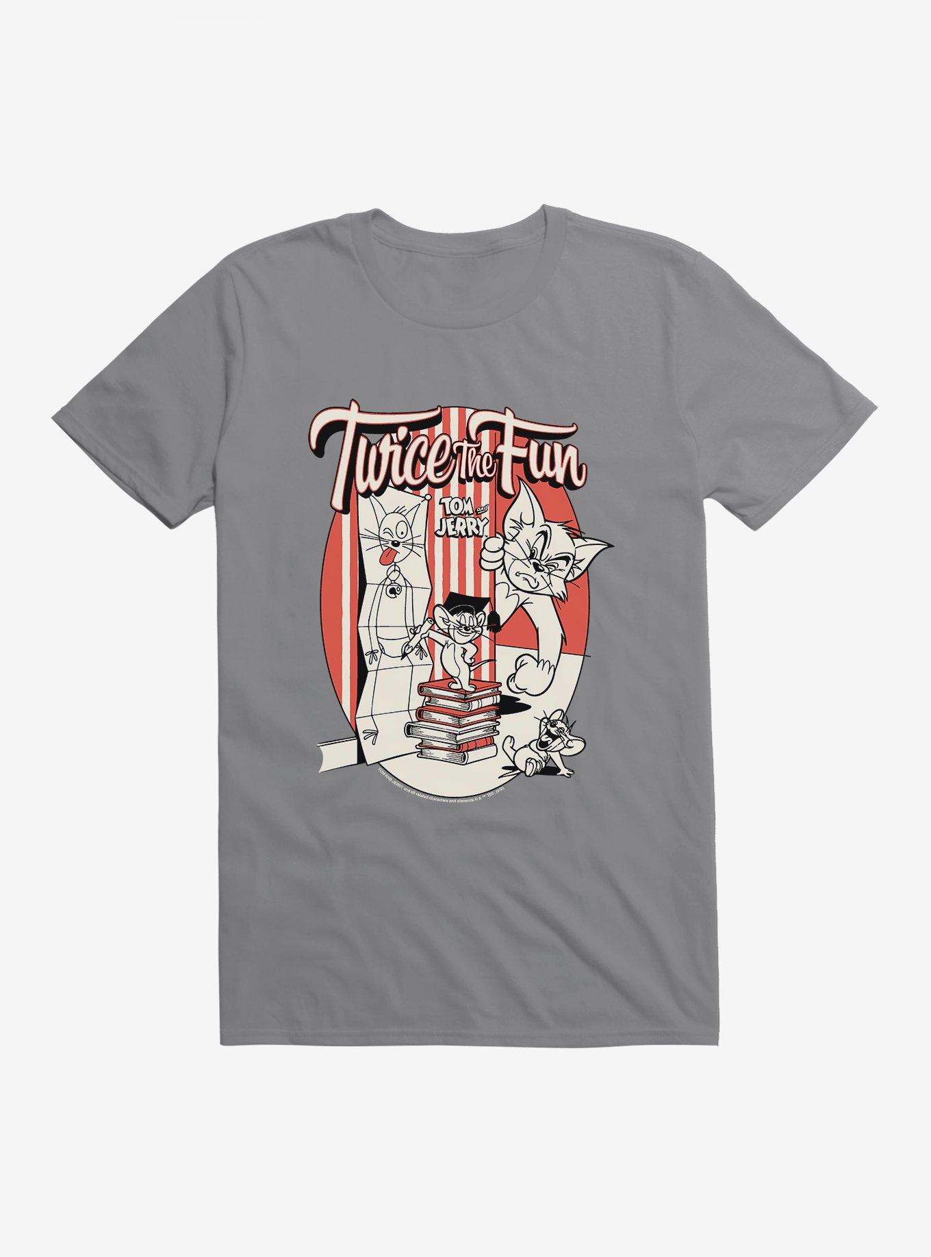 Tom and Jerry Twice The Fun T-Shirt, , hi-res