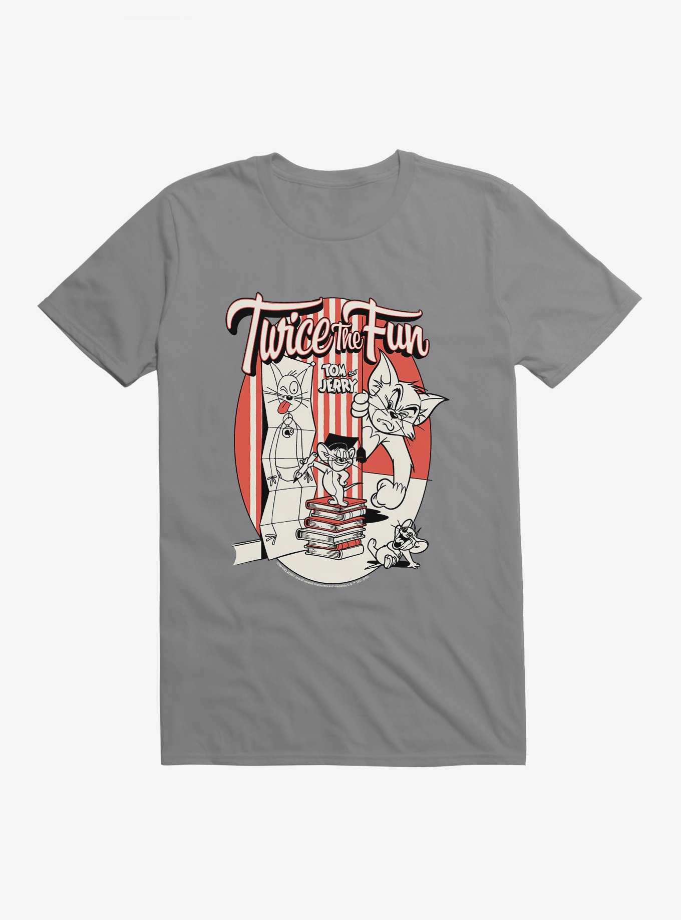 Tom and Jerry Twice The Fun T-Shirt, , hi-res