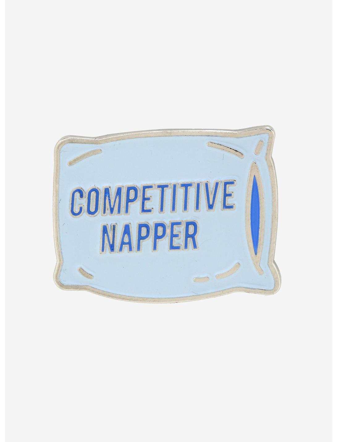 Competitive Napper Pillow Enamel Pin - BoxLunch Exclusive, , hi-res