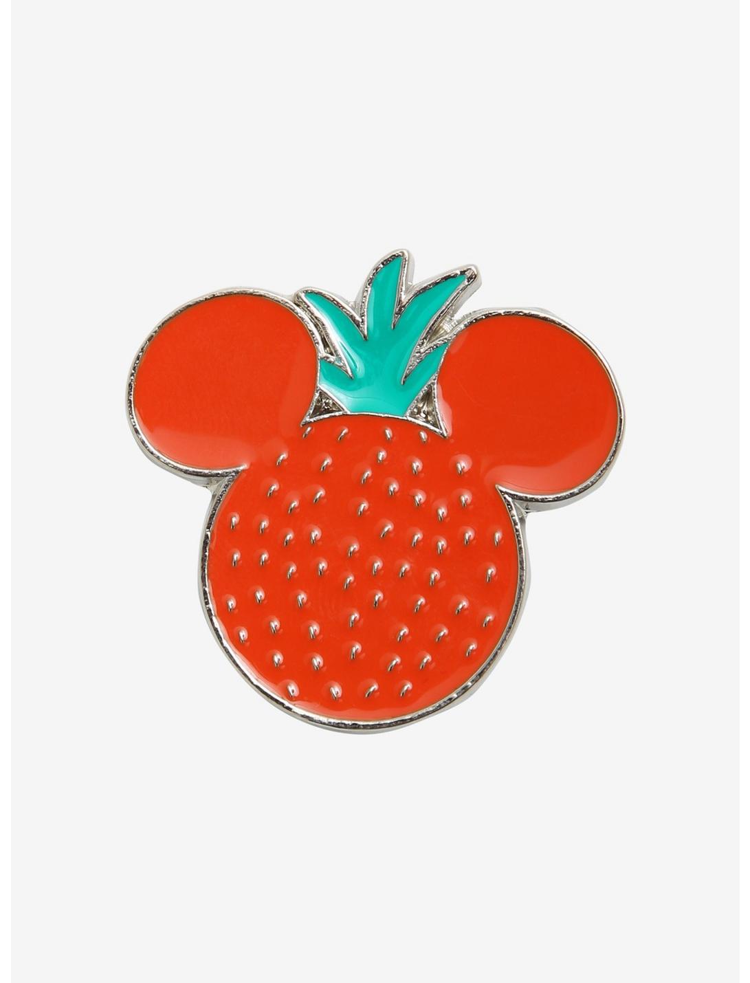 Loungefly Disney Fruit Mickey Mouse Strawberry Enamel Pin - BoxLunch Exclusive, , hi-res