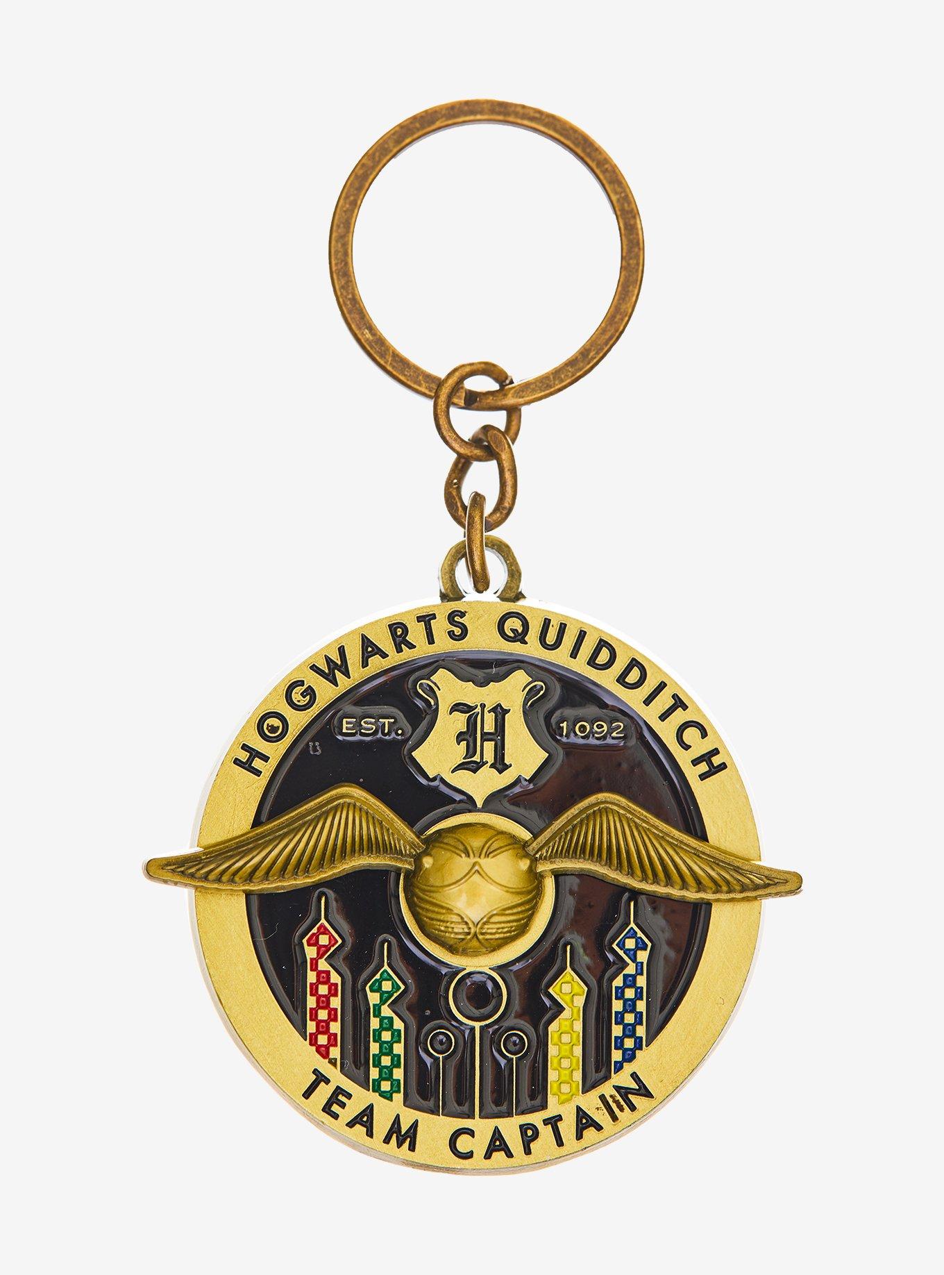 Harry Potter Quidditch Golden Snitch Spinning Keychain, , hi-res