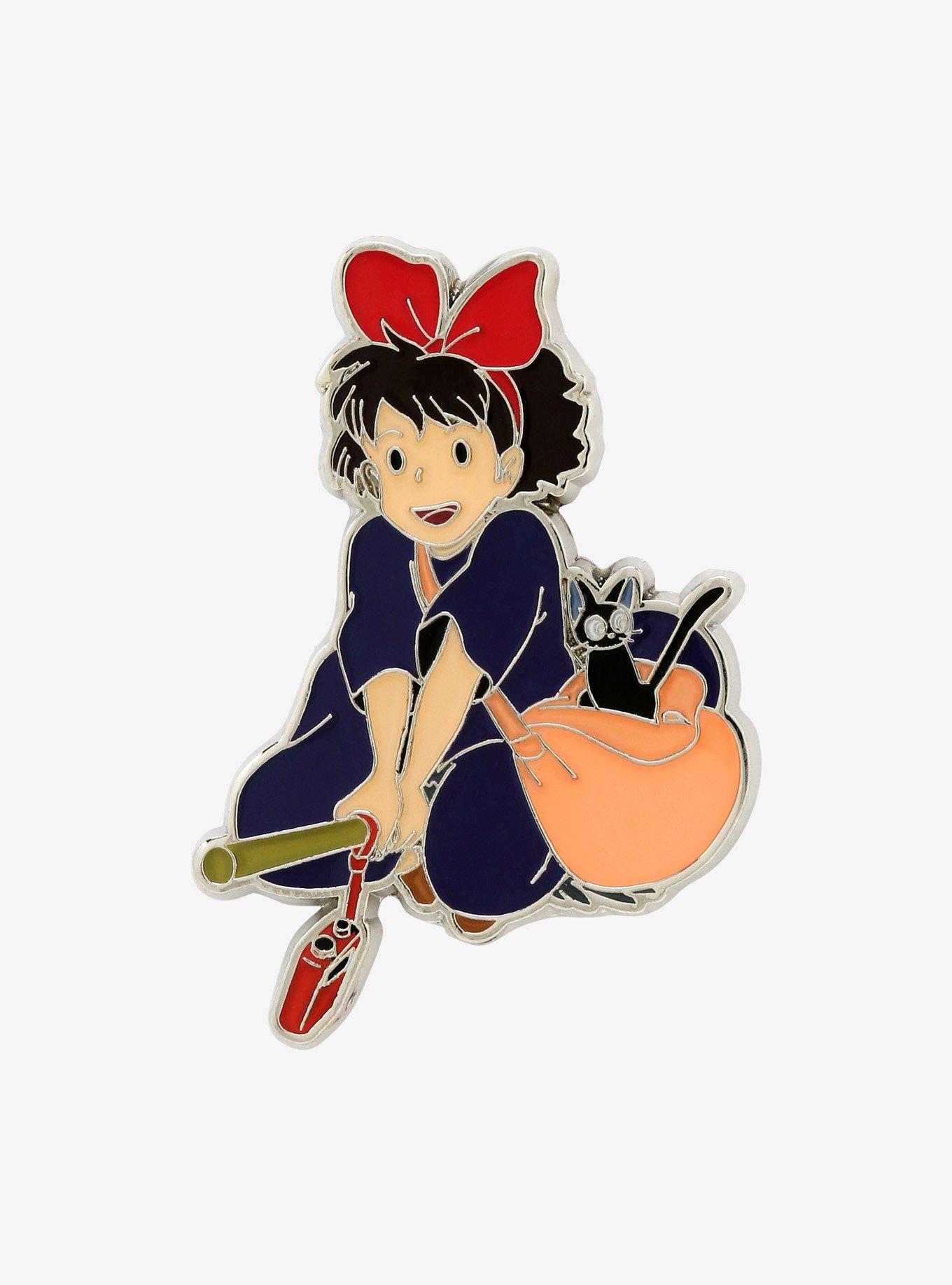 Studio Ghibli Kiki's Delivery Service Kiki & Jiji Enamel Pin, , hi-res