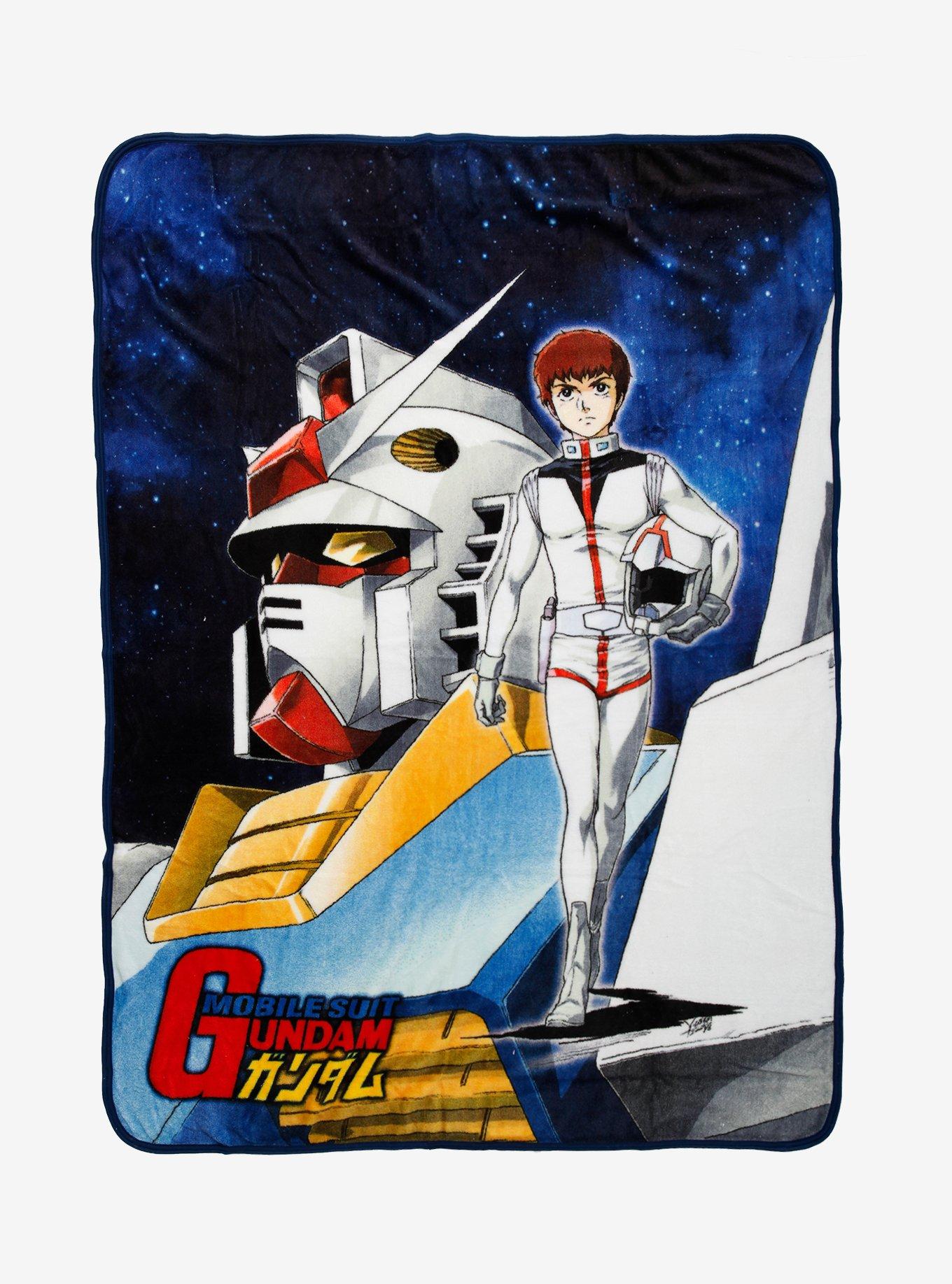 Mobile Suit Gundam Throw Blanket Hot Topic