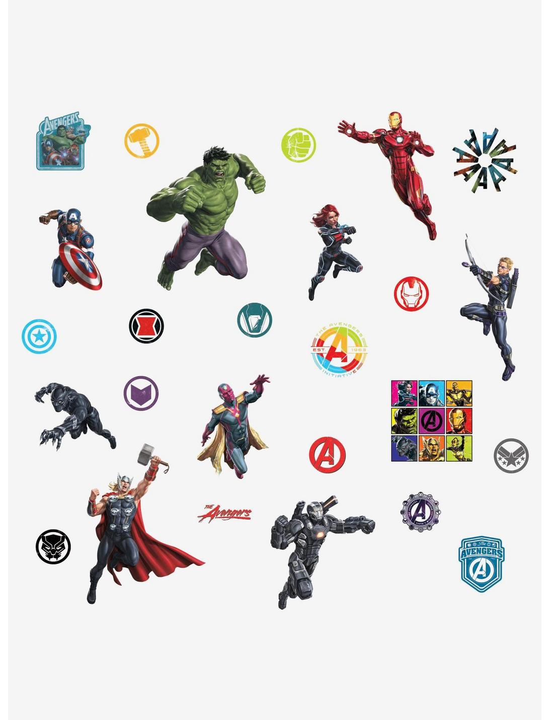 Marvel Avengers Classic Peel And Stick Wall Decals, , hi-res
